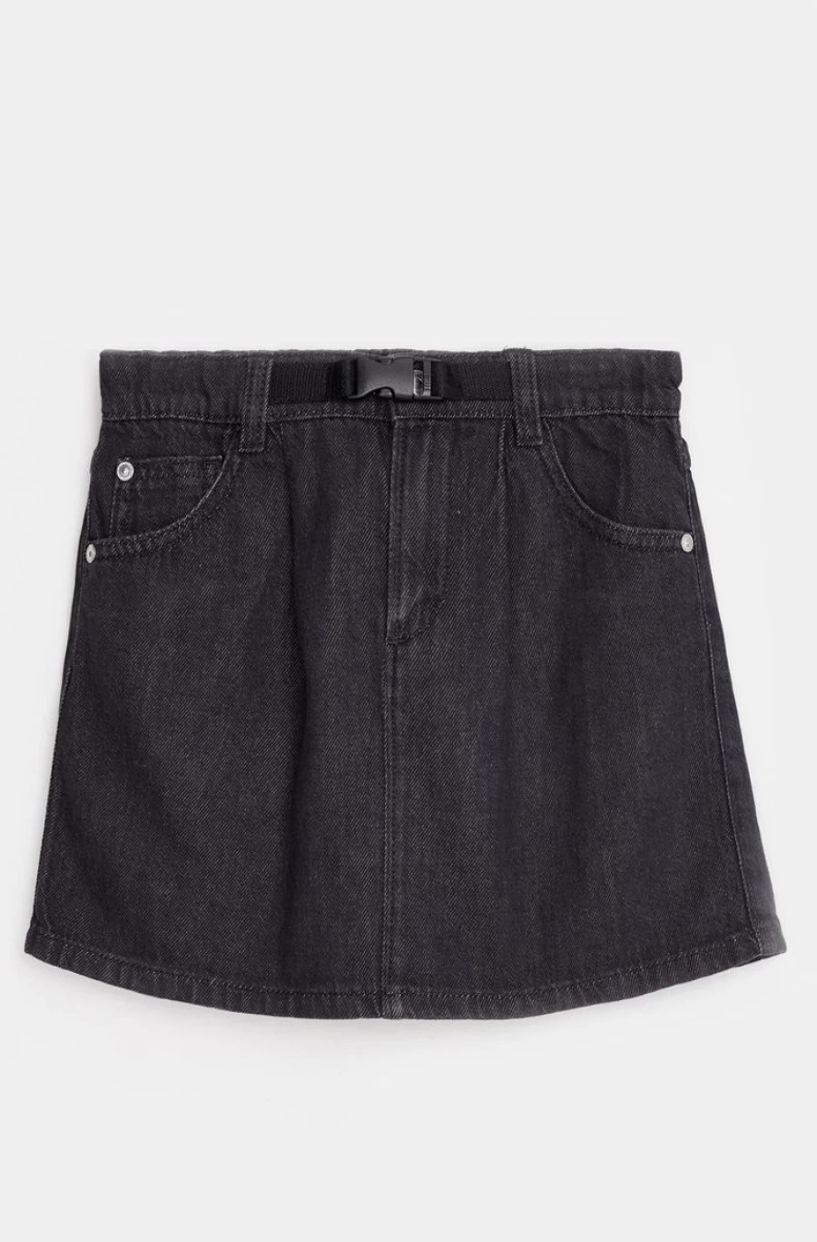 BENETTON Girls' Denim Mini Skirt - Stretch Short Jean Skirt for Kids