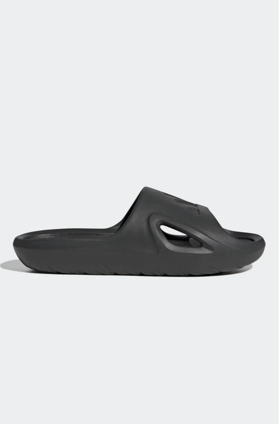 Adidas Men's Adicane Slides in Carbon - Unisex Comfort Sandals