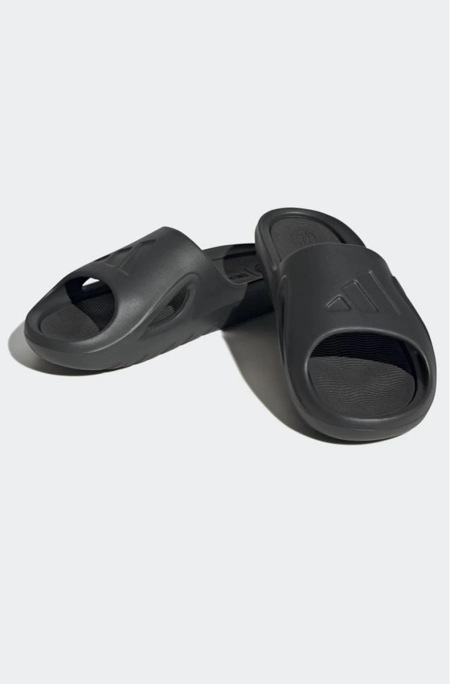 Adidas Men's Adicane Slides in Carbon - Unisex Comfort Sandals