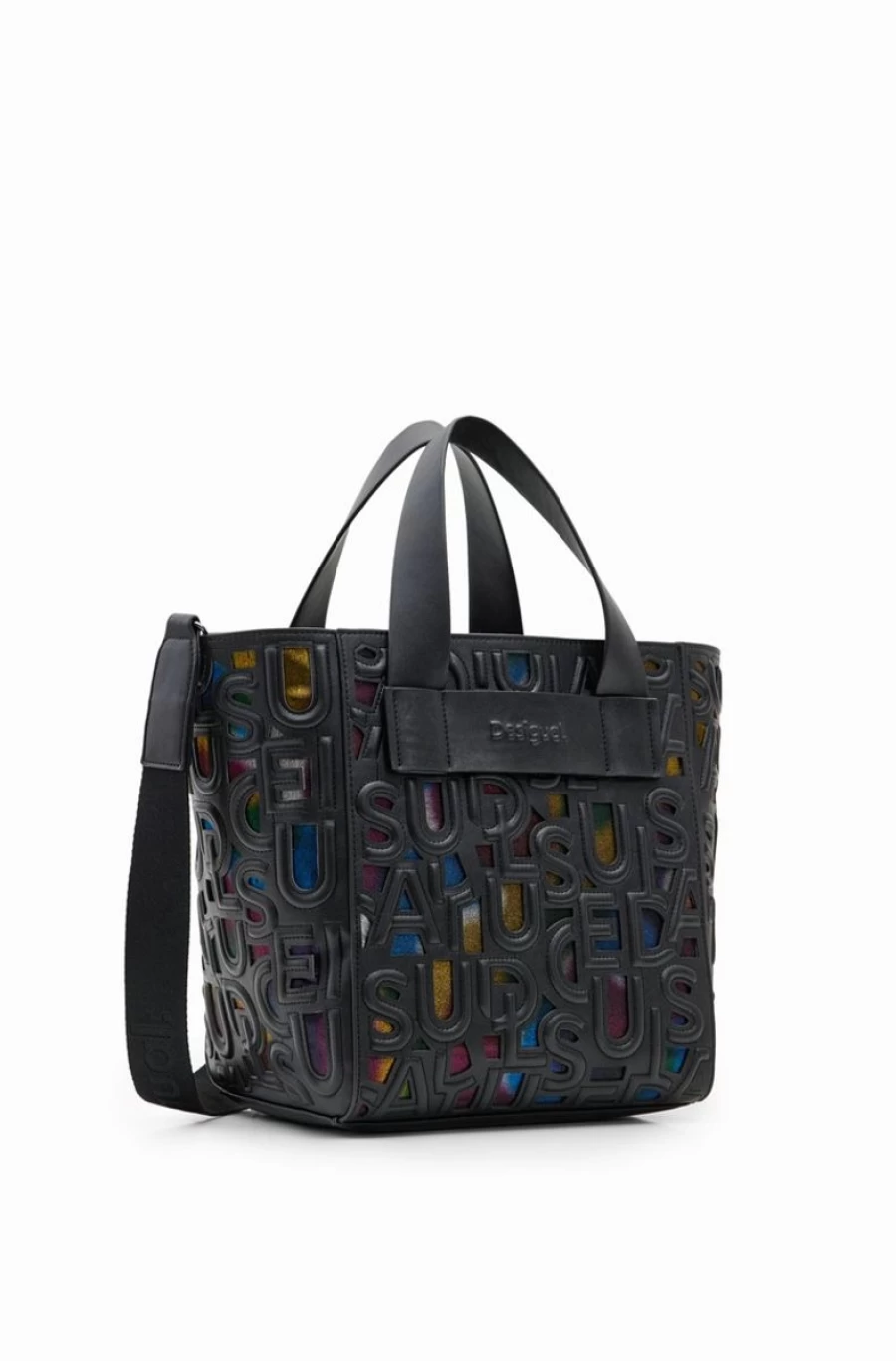 DESIGUAL Women's Midsize Letters Crossbody Bag - Stylish & Unique Design