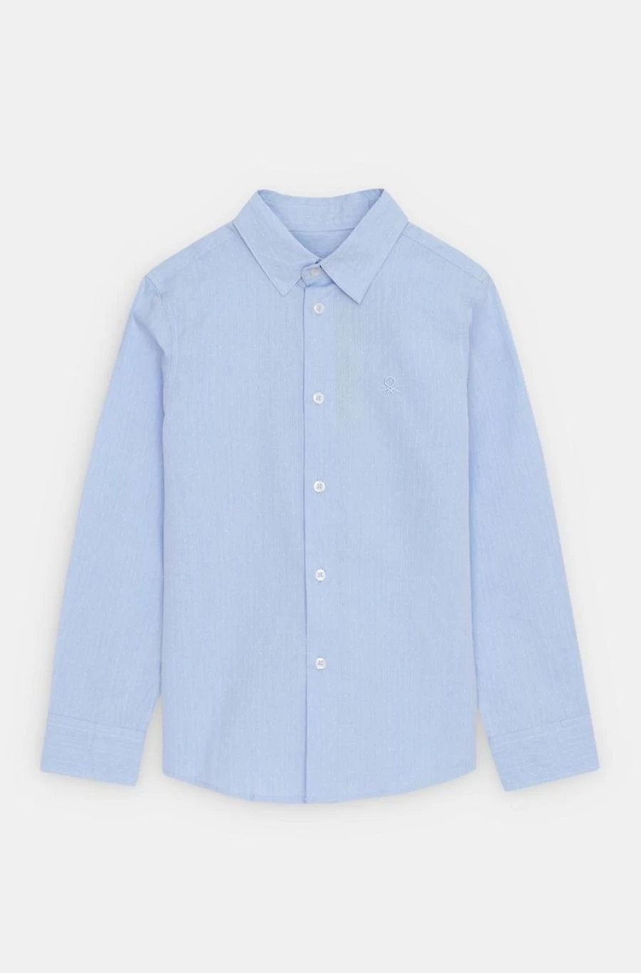 Benetton Boys' Classic Textured Cotton Shirt – Timeless Style & Comfort