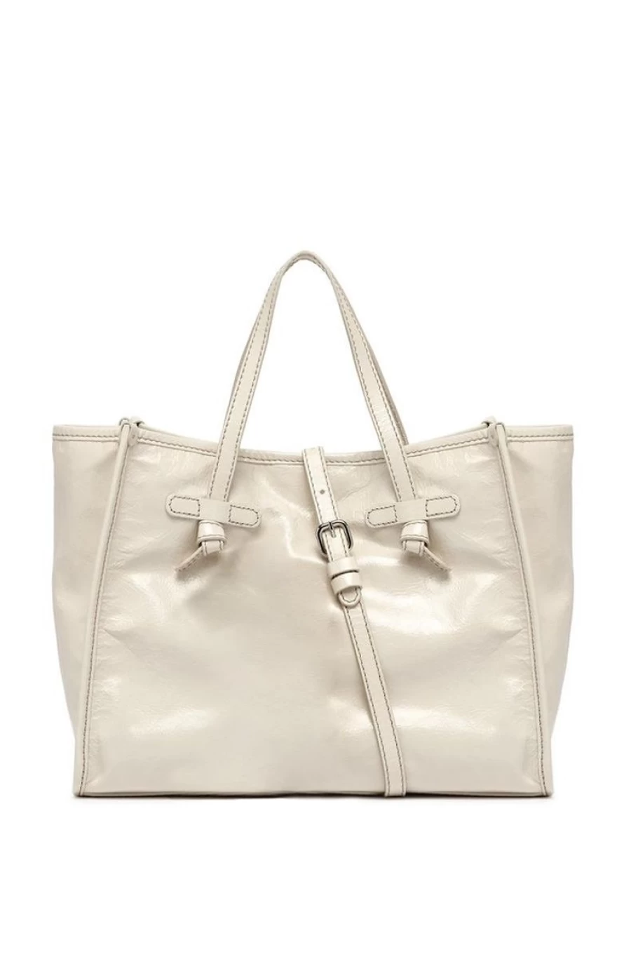 GIANNI CHIARINI Women's Miss Marcella Patent Leather Handle Bag