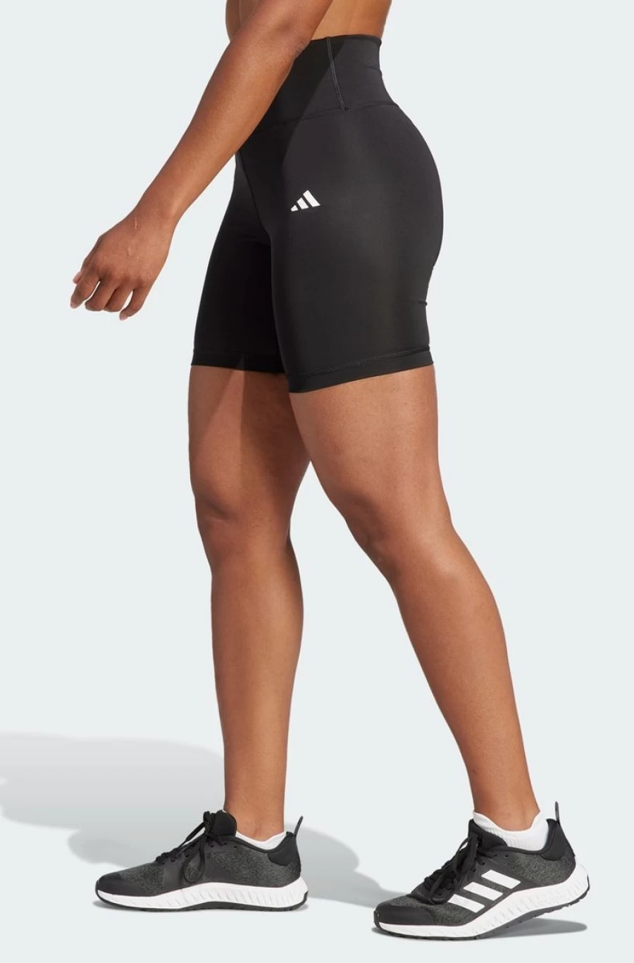 Adidas Women's Black 7-Inch Train Essentials Short Leggings