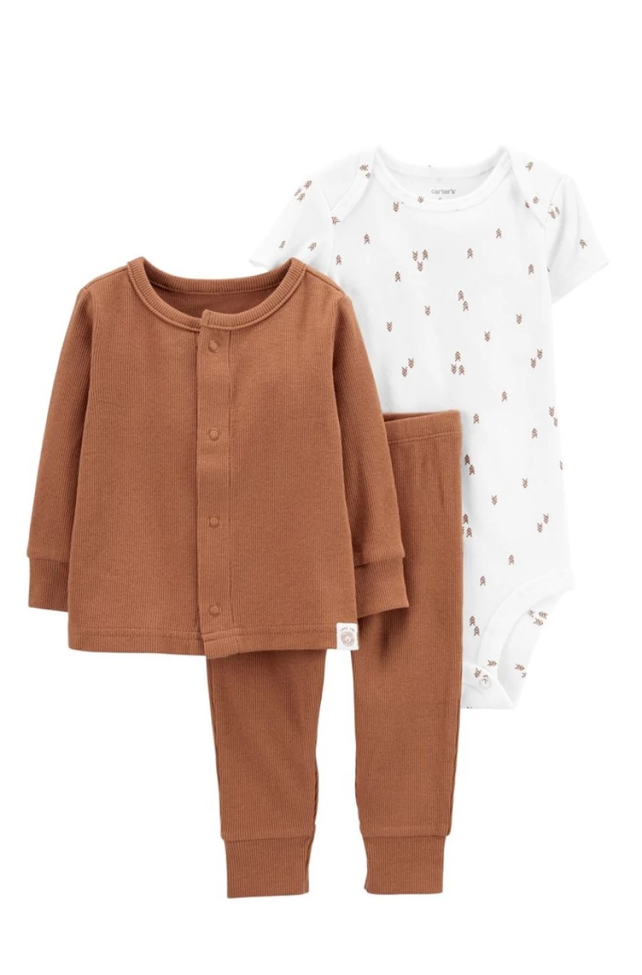 CARTER'S Boys 3-Piece Little Jacket Set - Multi Color Outfit for Toddlers