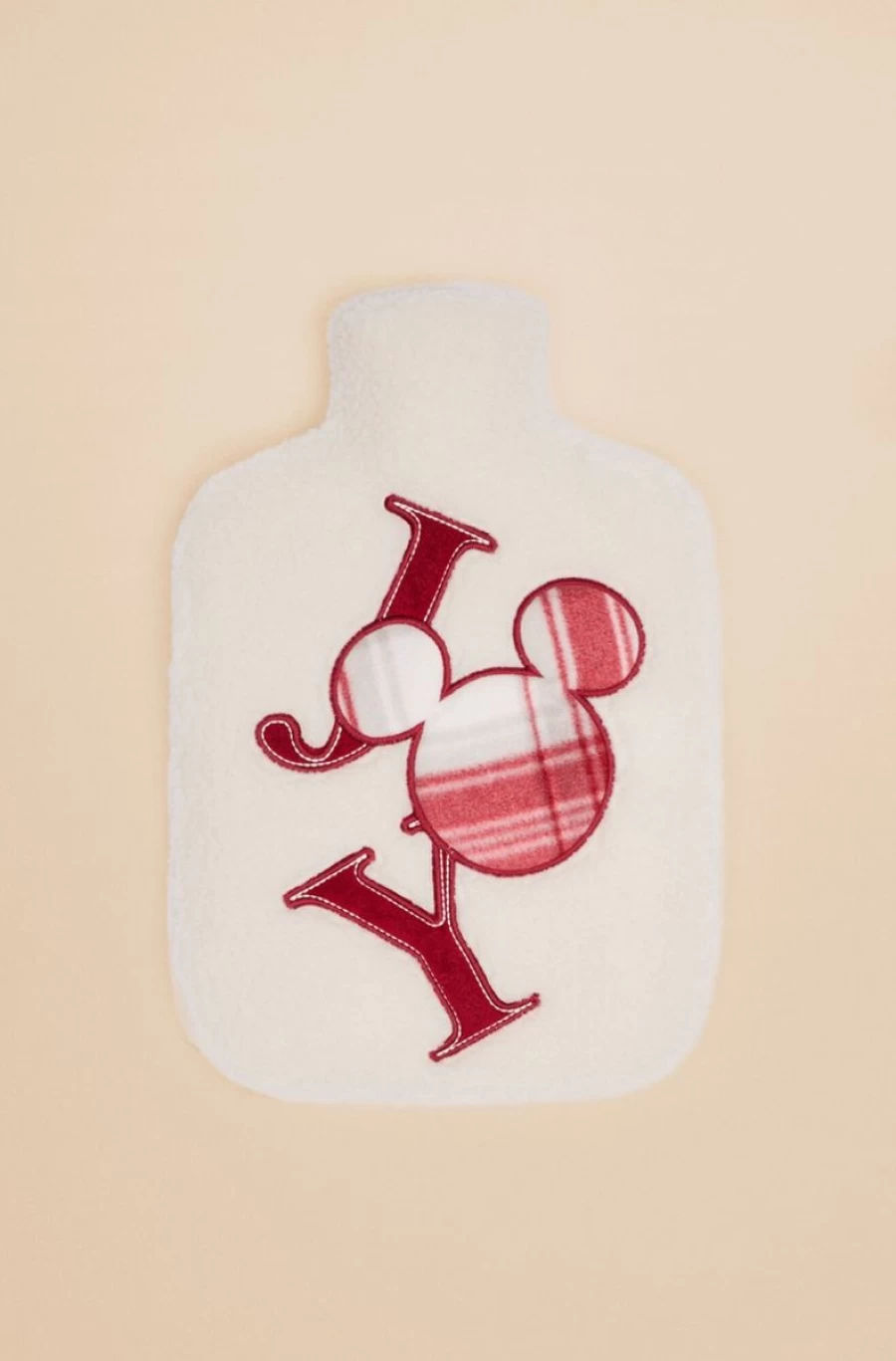 "WOMEN'SECRET Mickey Mouse Plush Hot Water Bottle for Women - Soft & Cozy"