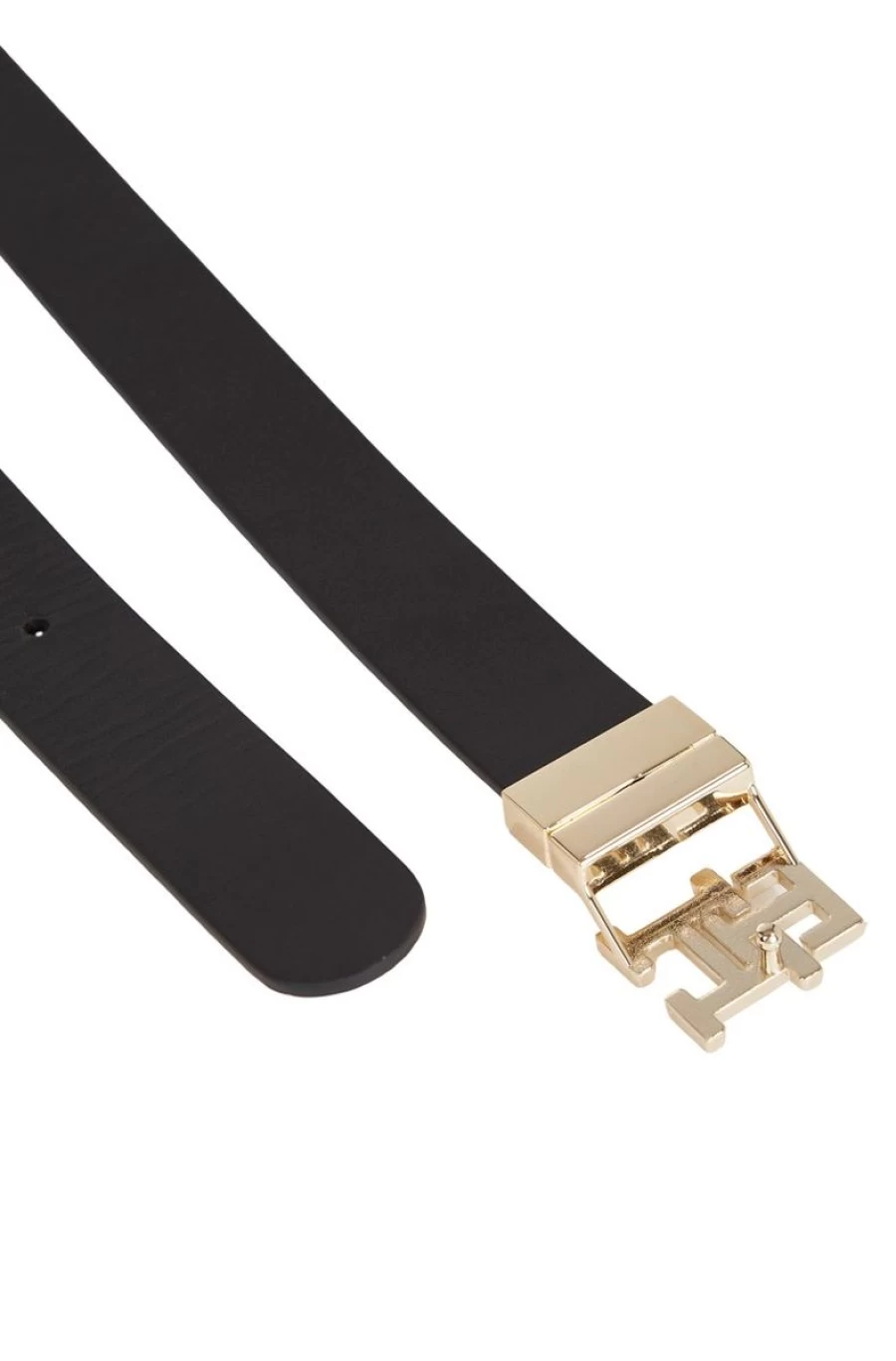 TOMMY HILFIGER Women's Reversible Monogram Napa Leather Belt in Multi-Color