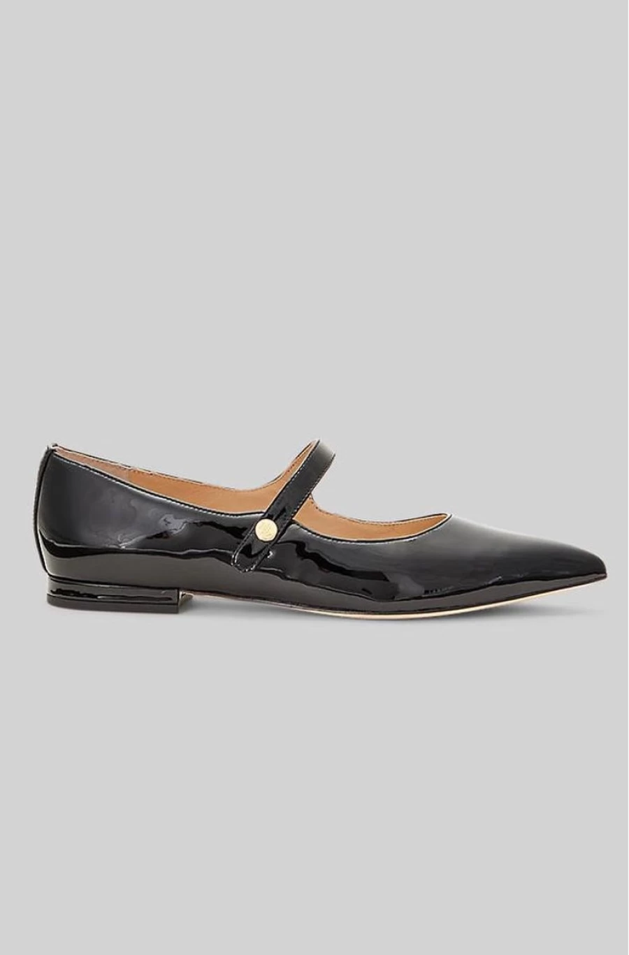 RALPH LAUREN Women's Black Patent Leather Mary Jane Shoes - Londyn Style