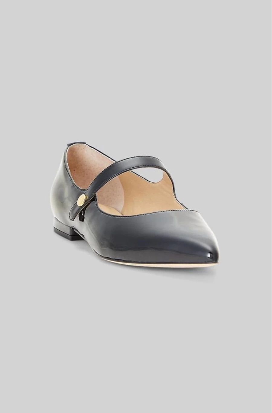 RALPH LAUREN Women's Black Patent Leather Mary Jane Shoes - Londyn Style