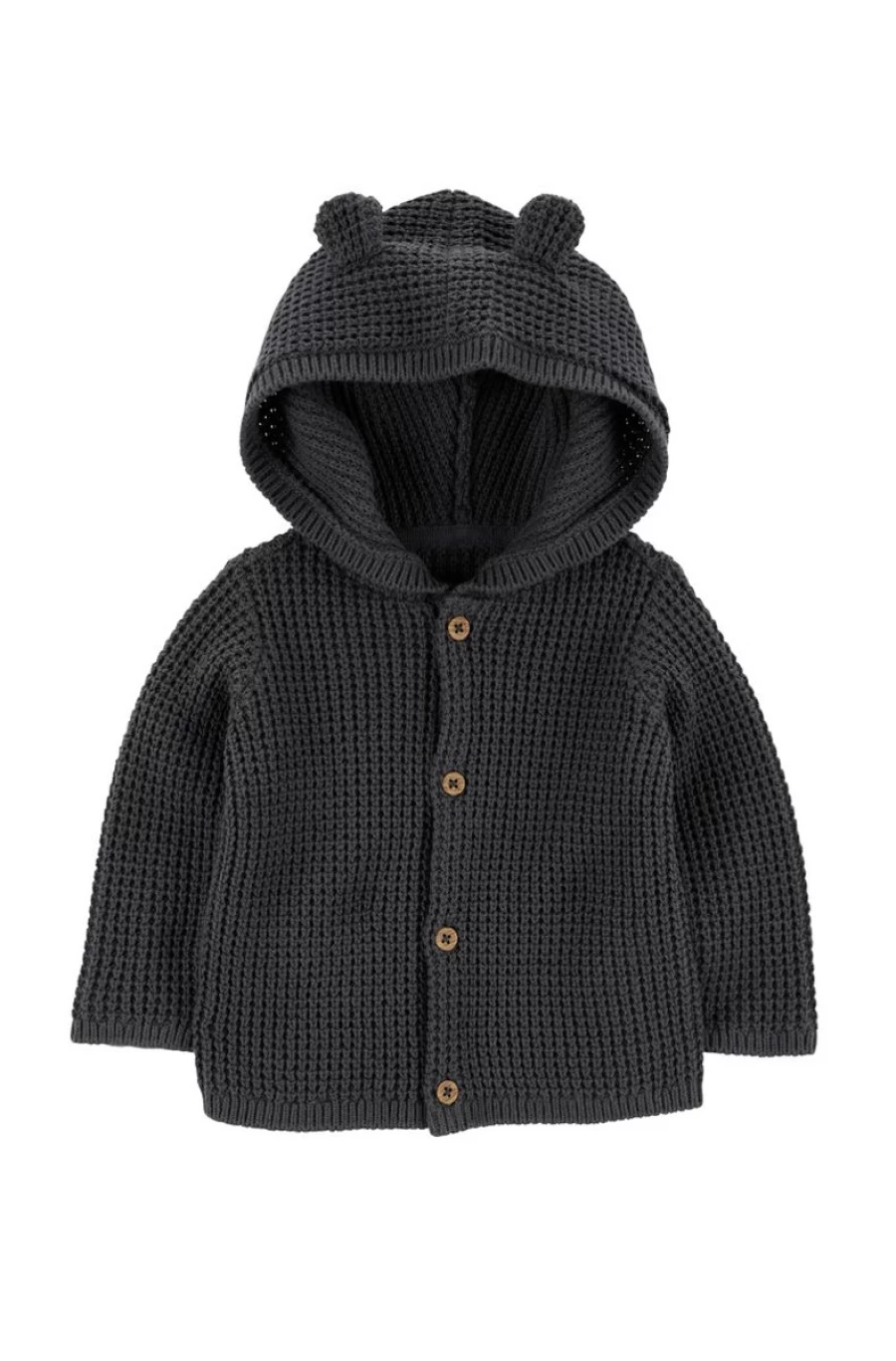 CARTER'S Boys Hooded Cardigan - Soft & Cozy Kids Pullover Sweater