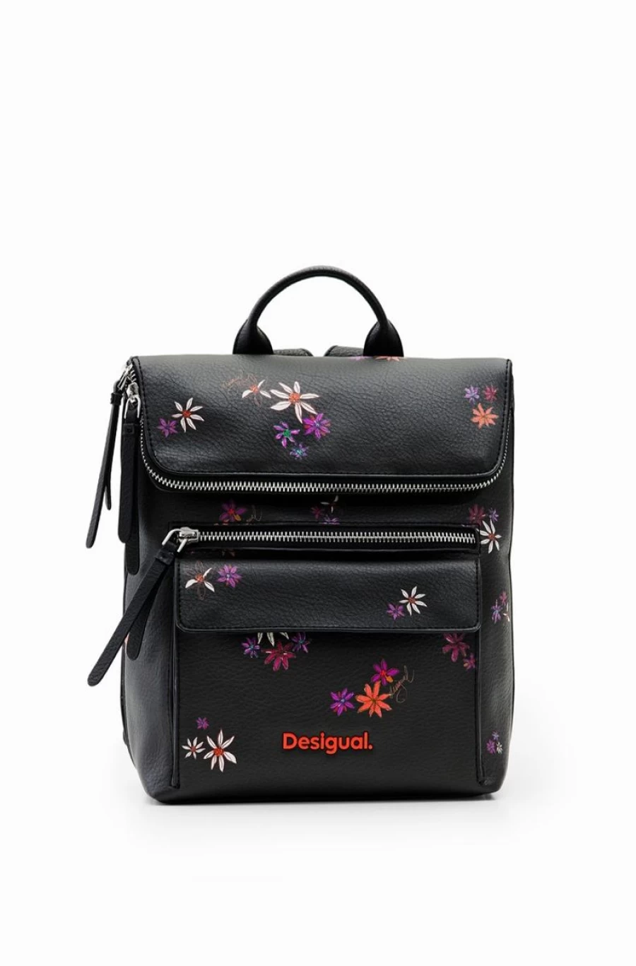 DESIGUAL Women's Small Floral Backpack - Stylish & Lightweight Daypack for Everyday Use