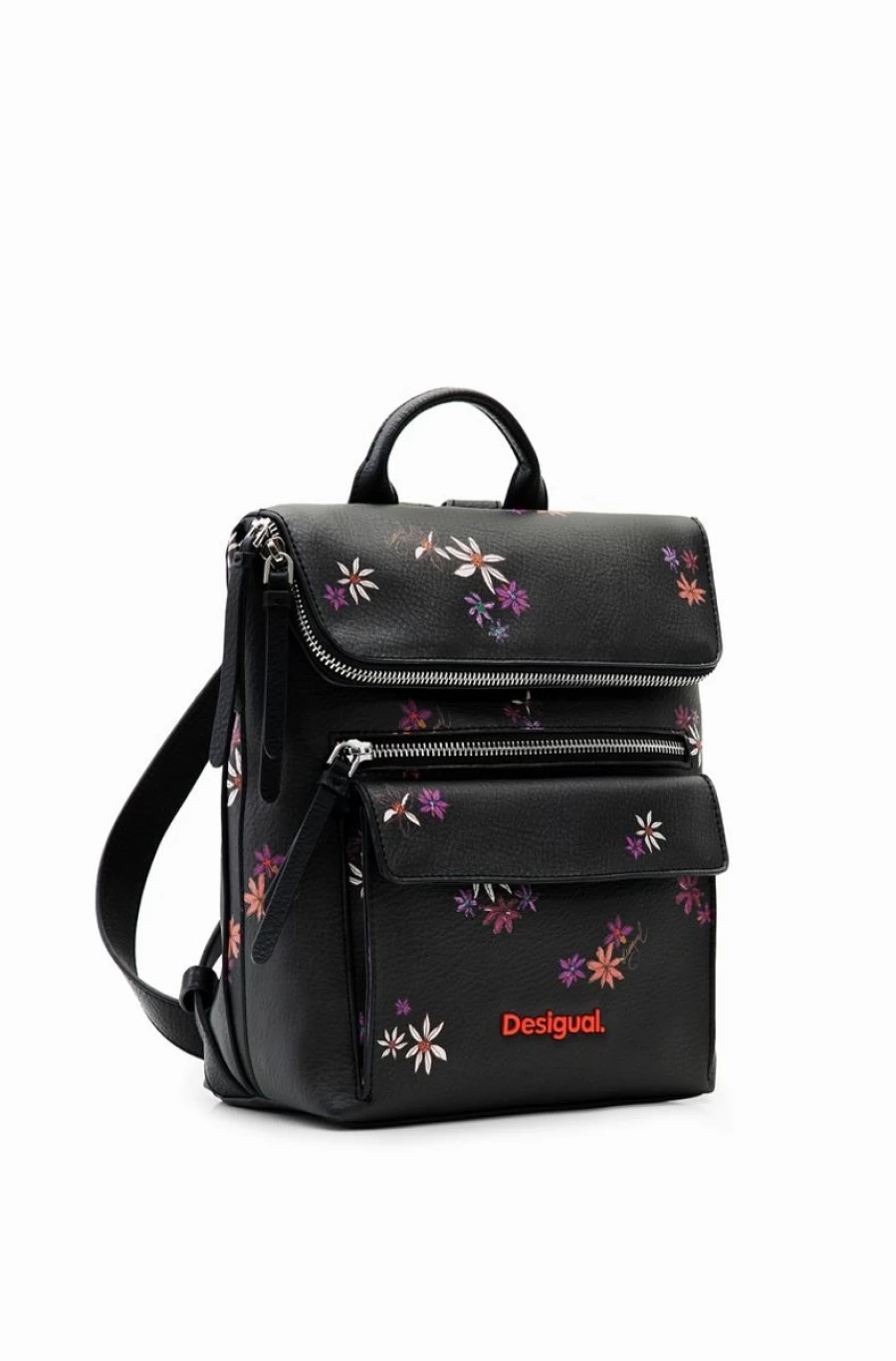 DESIGUAL Women's Small Floral Backpack - Stylish & Lightweight Daypack for Everyday Use