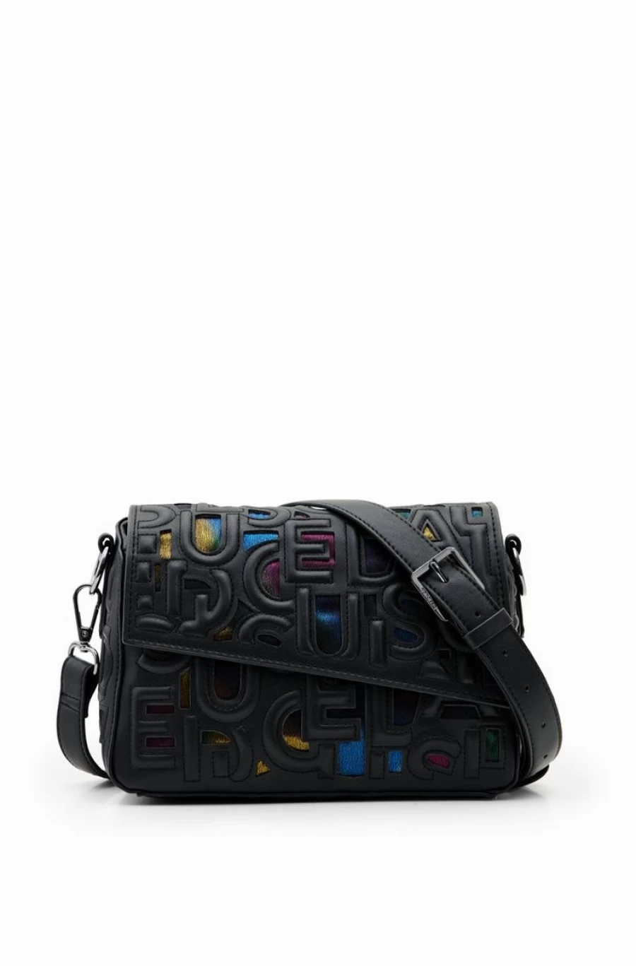 DESIGUAL Women's Small Letters Crossbody Bag - Stylish & Lightweight Shoulder Purse