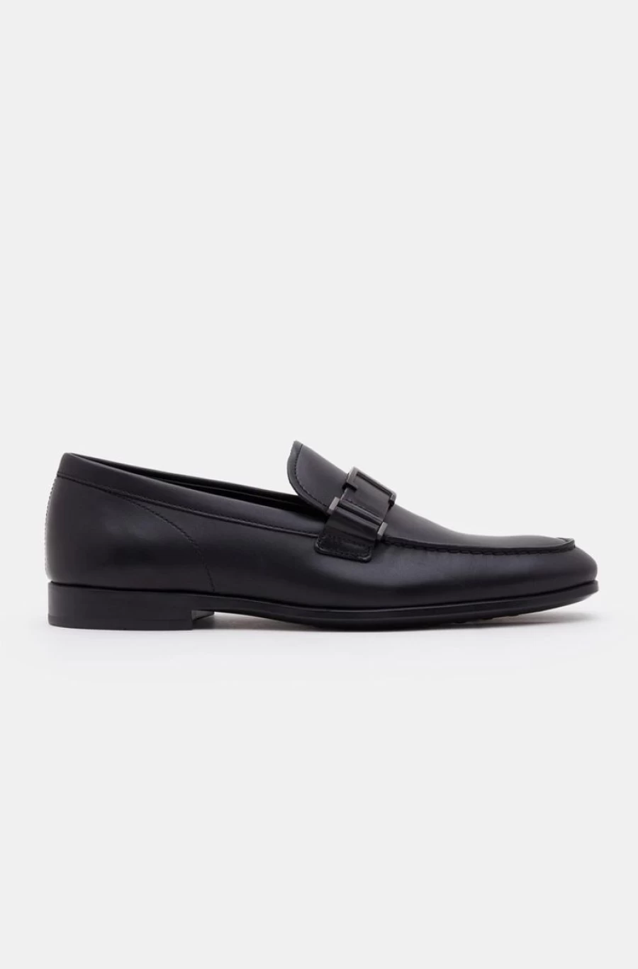 TOD'S Men's Black Timeless Leather Loafers – Classic Italian Slip-On Shoes