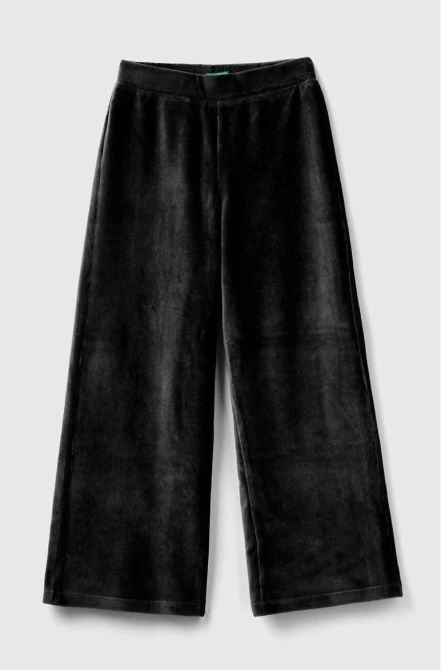 "BENETTON Girls' Wide Leg Chenille Pants for Comfort & Style"