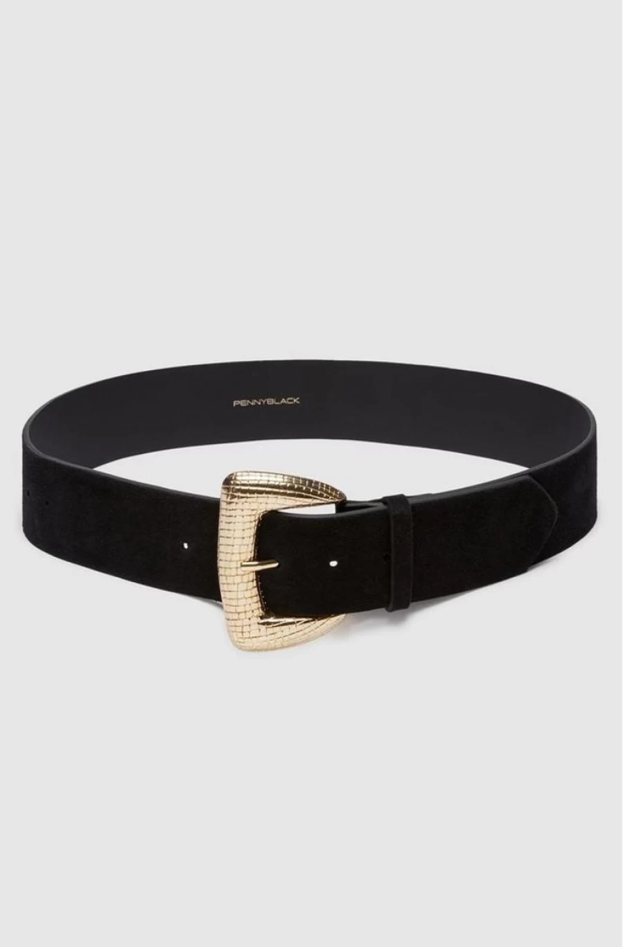 PENNYBLACK Women's Black Suede Belt - Stylish & Elegant Waist Accessory