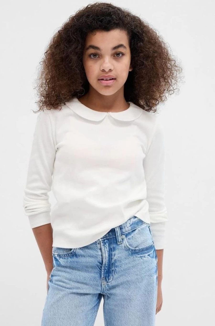 GAP Girls' Round Neck Short Sleeve T-Shirt for Kids