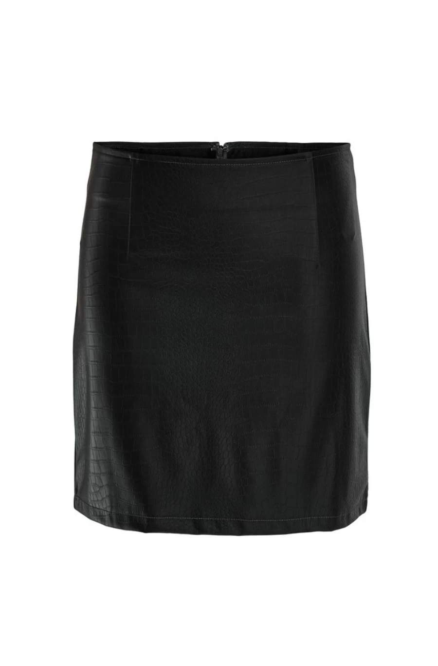 NOISY MAY Women's Black Faux Leather Mini Skirt - Nmblanca Style