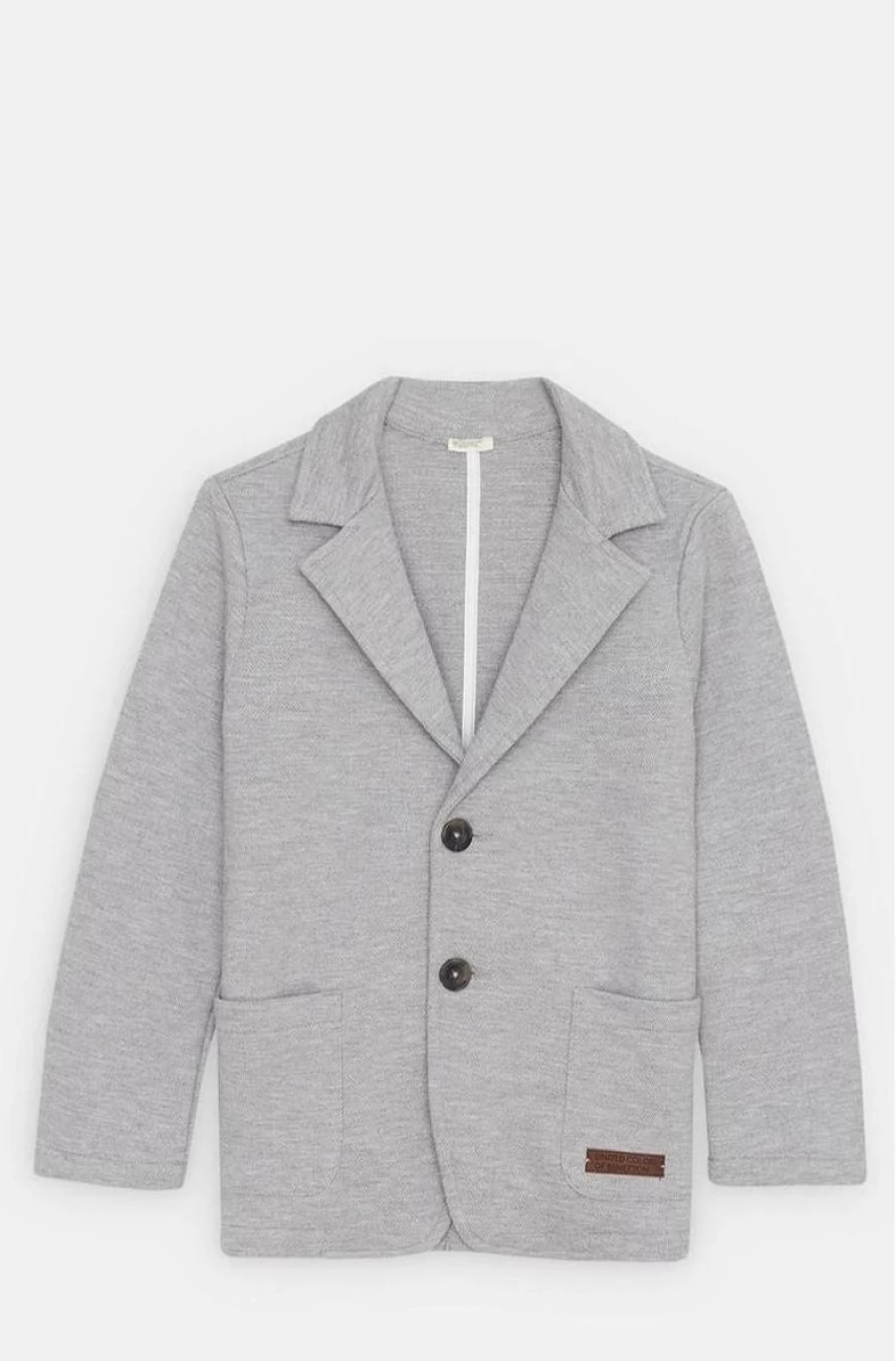 Benetton Boys' Sweat Blazer with Pockets - Stylish Comfort for Kids