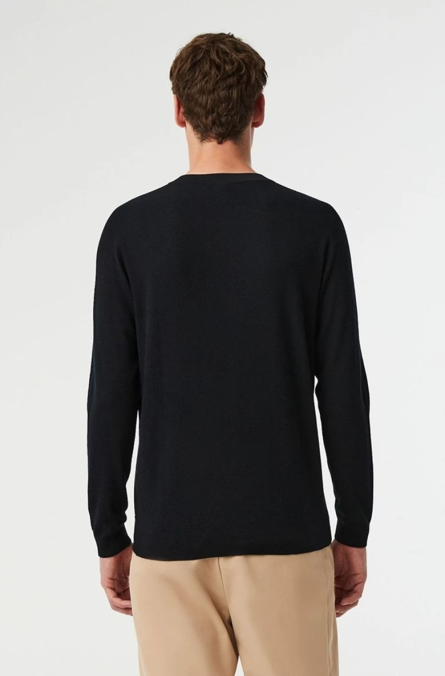 ALPHATAURI Men's Seamless 3D Knit Cashmere Blend Sweater for Comfort & Style