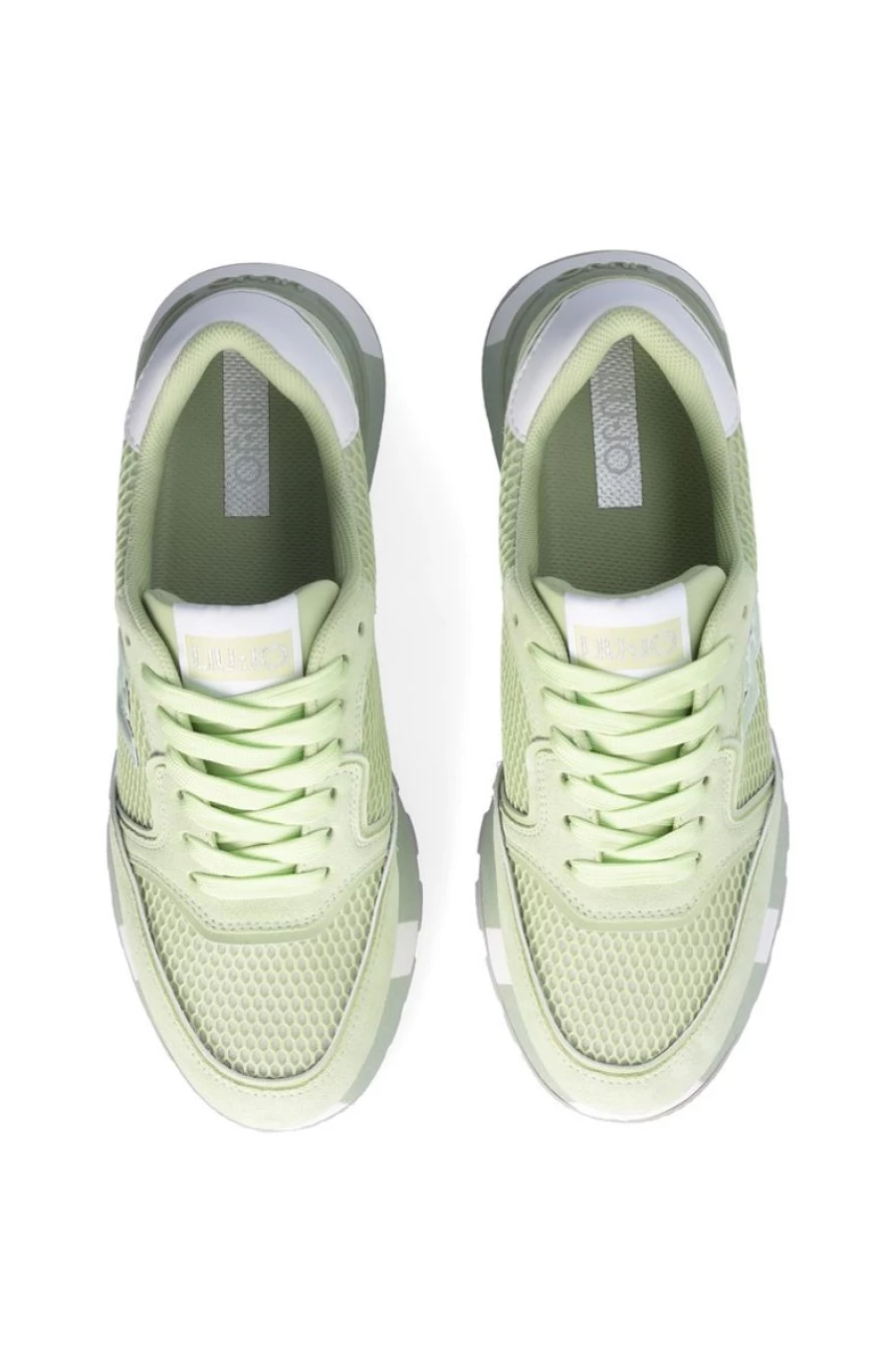 LIU JO Women's Suede & Mesh Platform Sneakers - Stylish Comfort for Everyday Wear