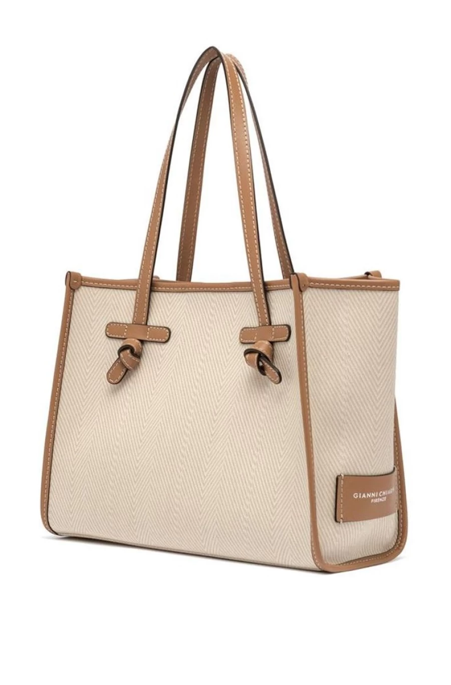 GIANNI CHIARINI Women's Marcella Canvas Tote Bag with Handle