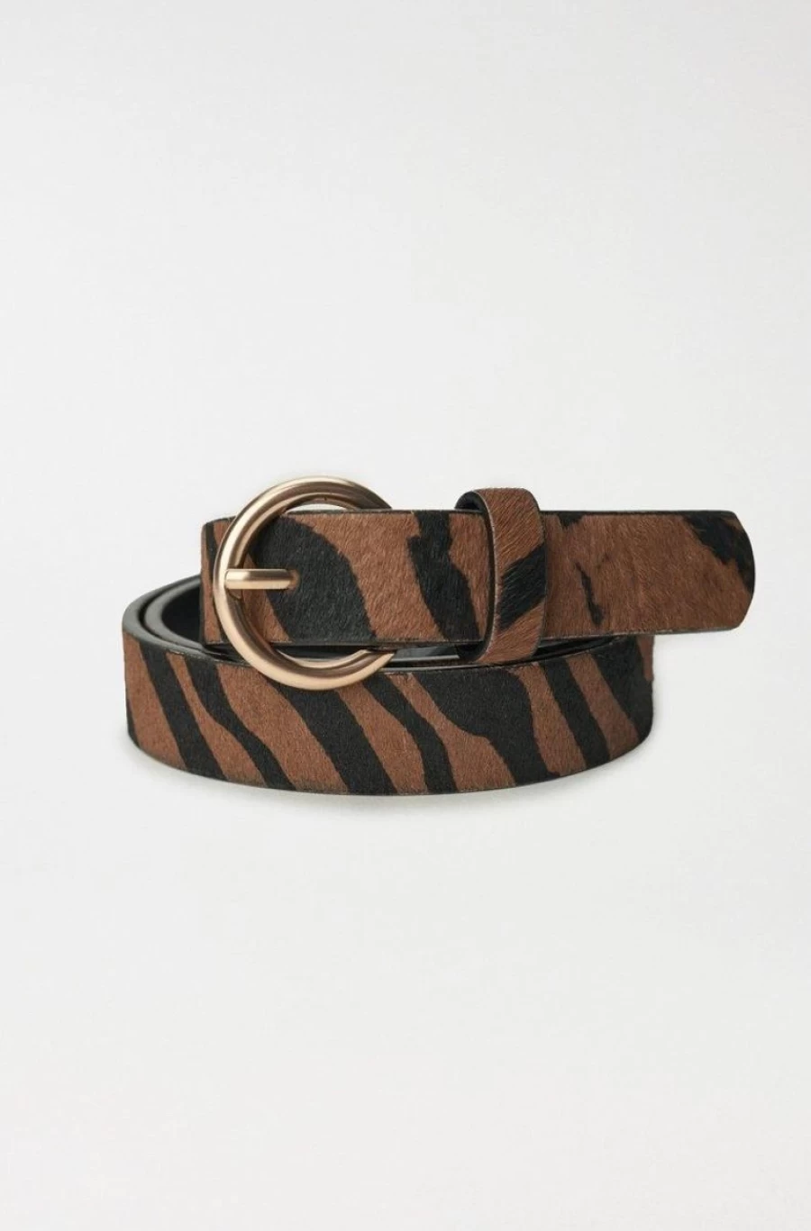 "SALSA JEANS Women's Animal Print Leather Belt - Stylish Fashion Accessory"