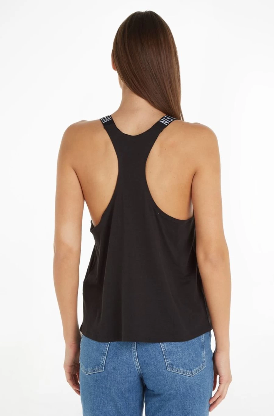 CALVIN KLEIN Women's Intense Power Tank Top - Slim Fit Stretch Cotton Casual & Workout Wear