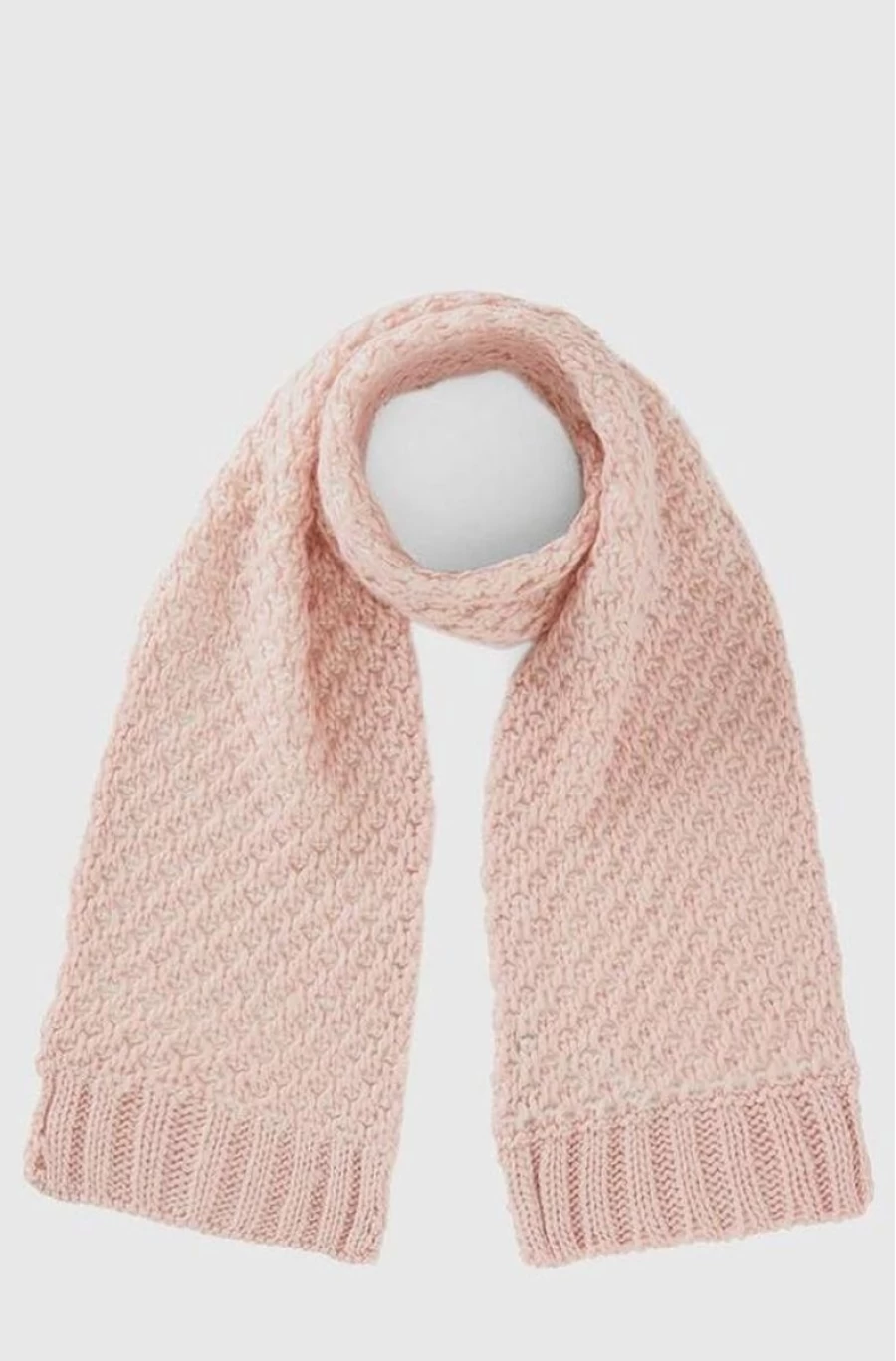 Benetton Girls' Soft Wool-Blend Scarf - Warm & Stylish Winter Accessory