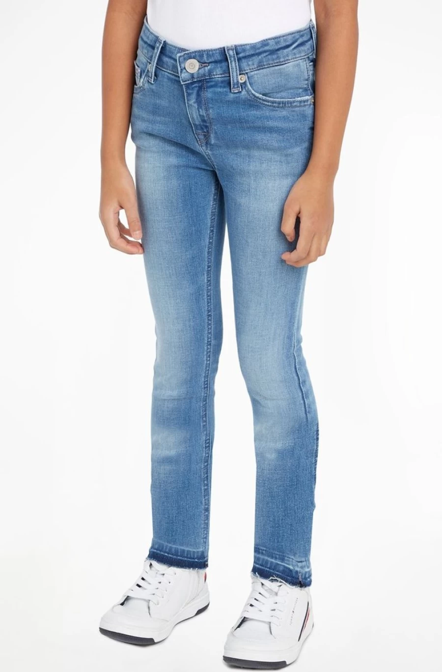 TOMMY HILFIGER Girls' Nora Skinny Jeans - Faded Denim for Kids