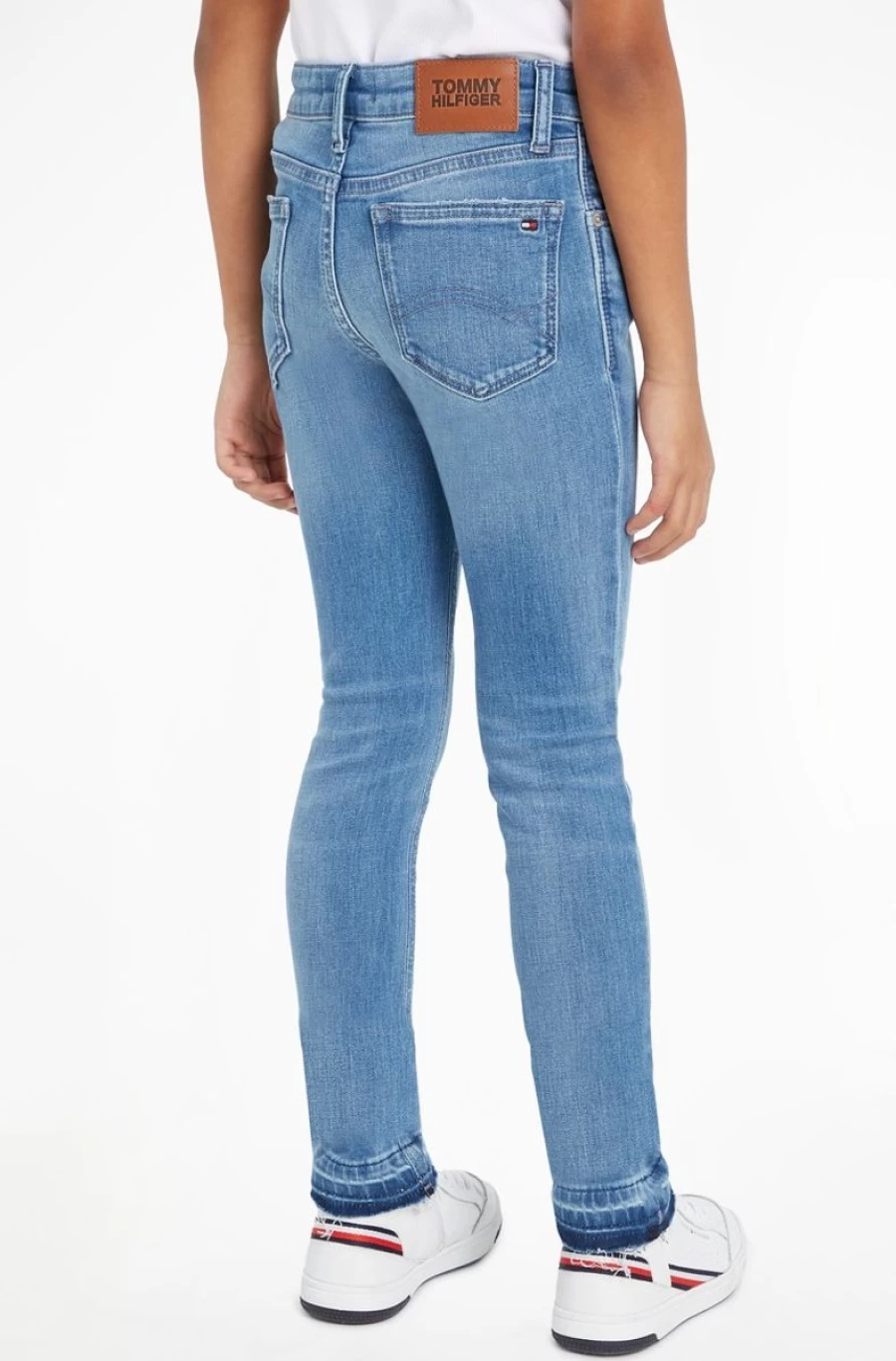 TOMMY HILFIGER Girls' Nora Skinny Jeans - Faded Denim for Kids