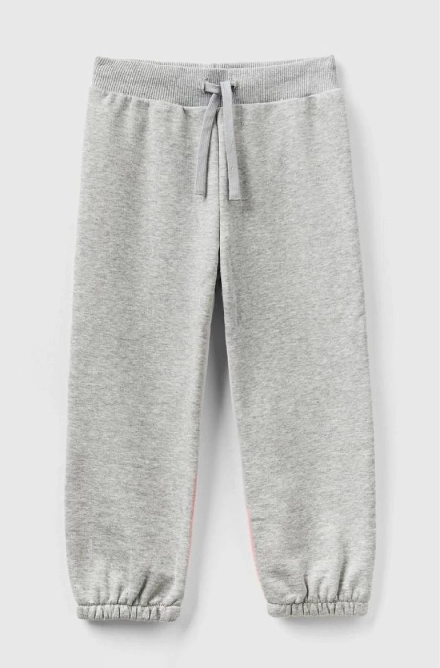 Benetton Girls' Color Block Elastic Cuff Joggers - Stylish Comfort Pants for Active Kids