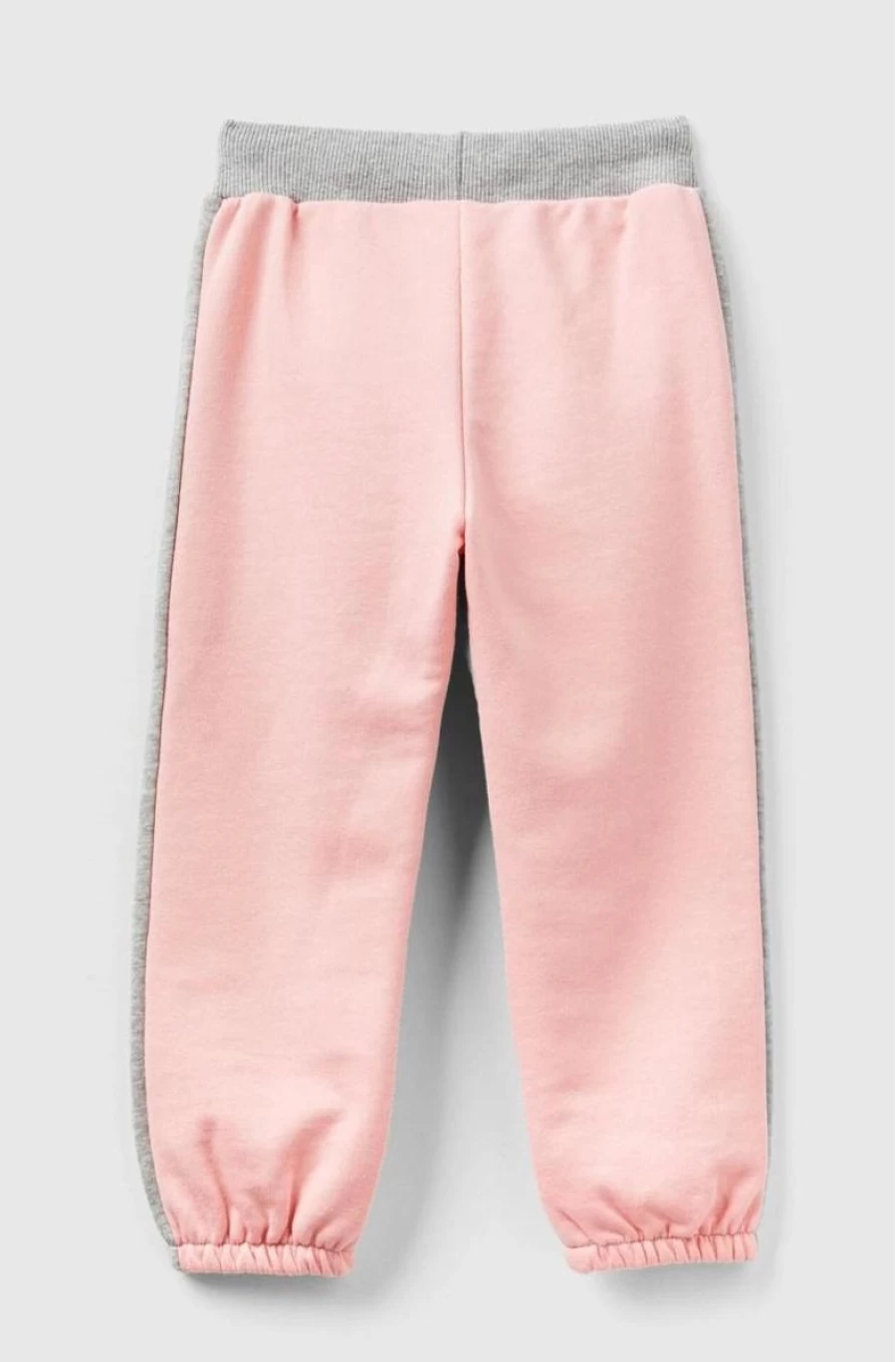Benetton Girls' Color Block Elastic Cuff Joggers - Stylish Comfort Pants for Active Kids