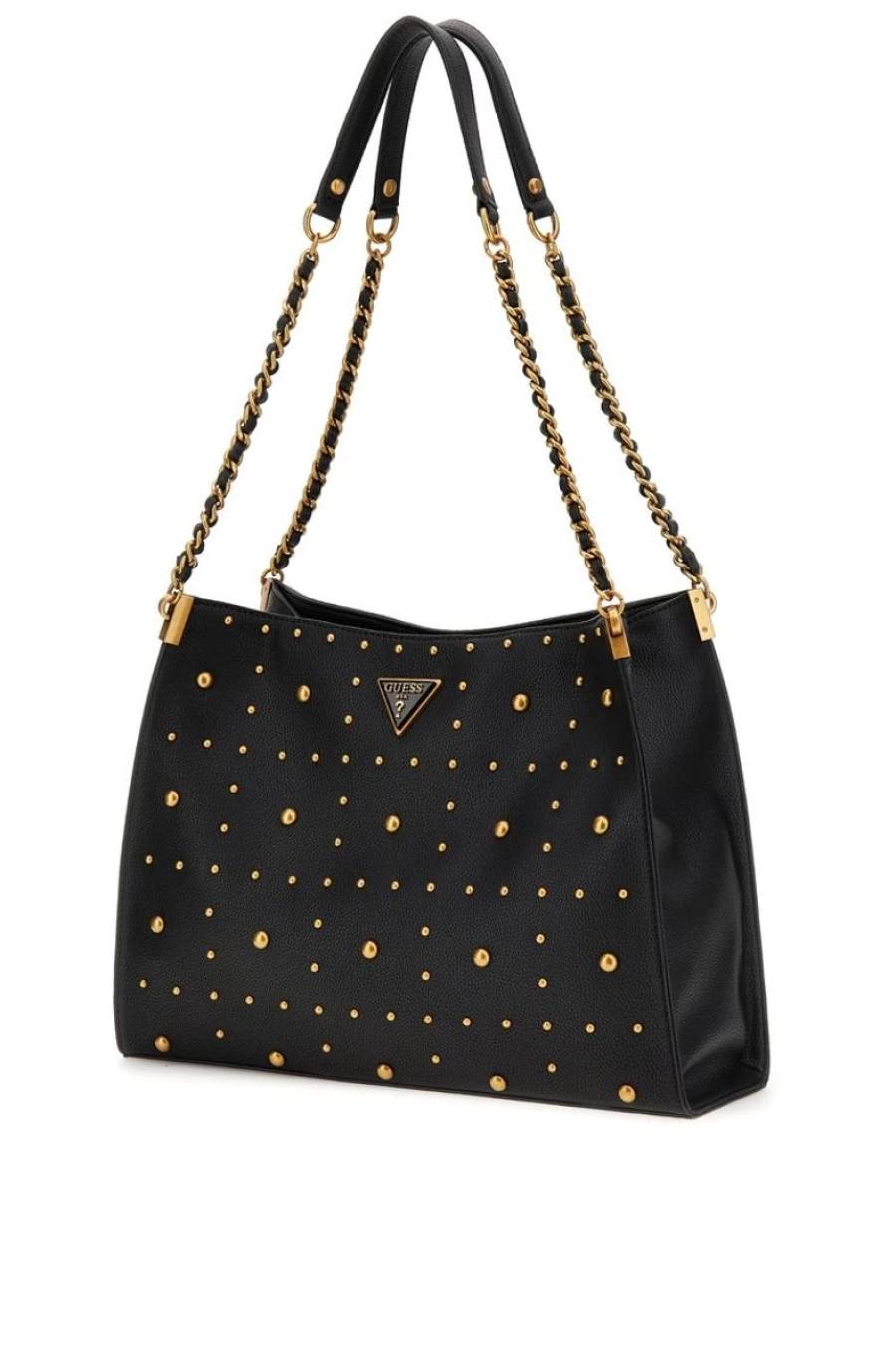 GUESS Women's Maranta Studded Shopper Bag - Stylish Spacious Handbag for Women