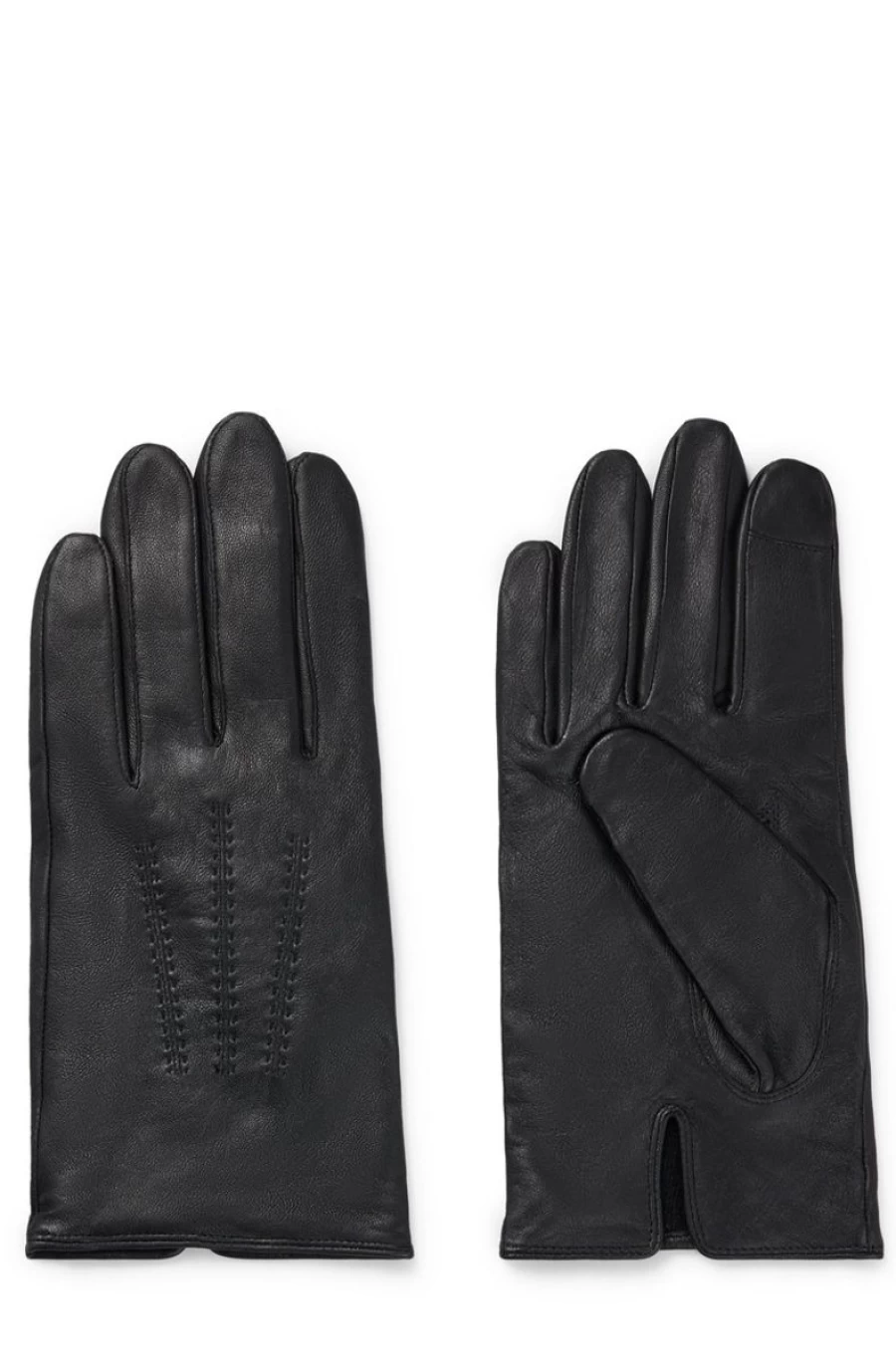 "HUGO BOSS Men's Nappa Leather Gloves – Premium Soft Driving Gloves for Men"