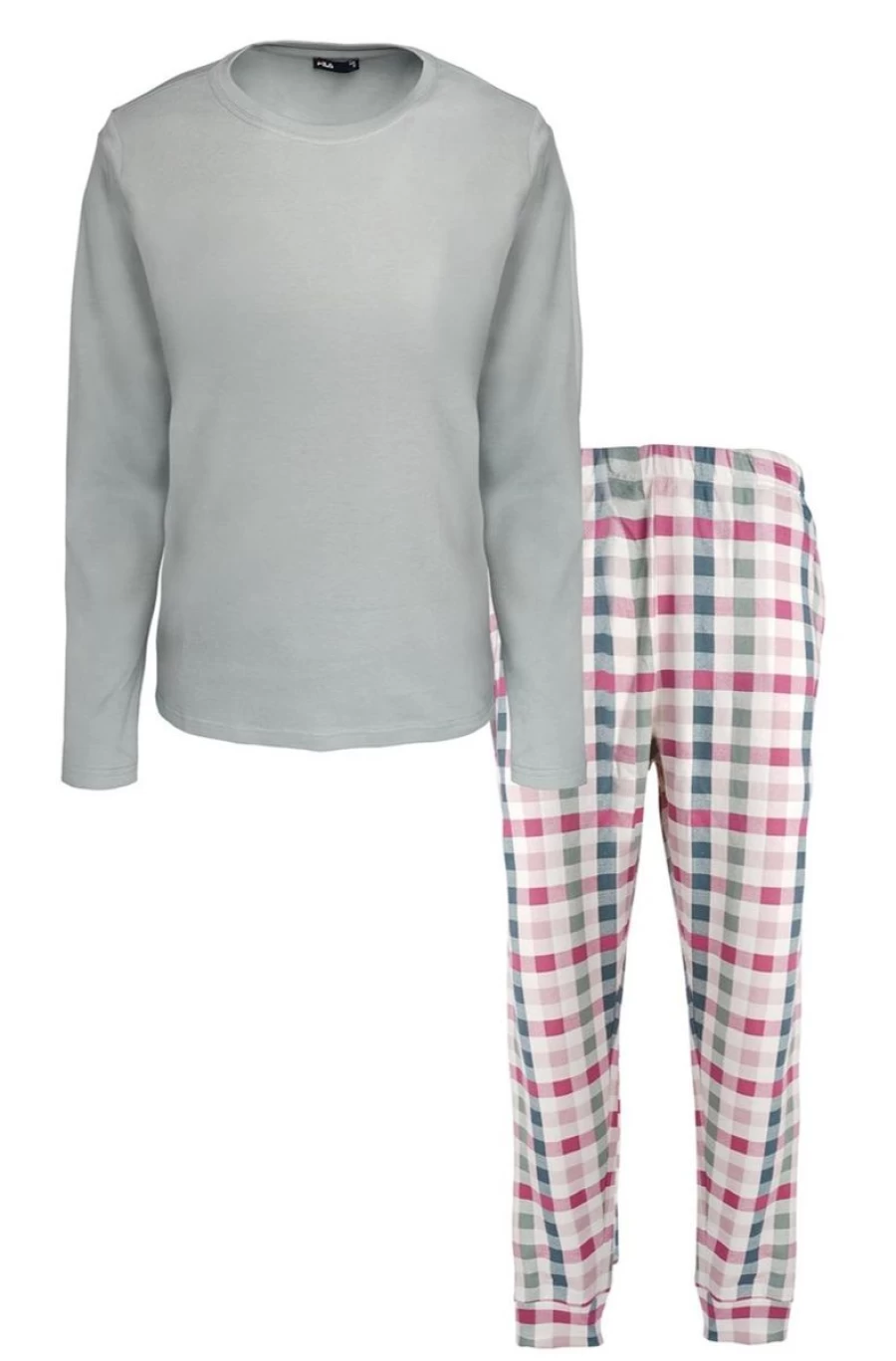 FILA Women's Comfortable Cotton Long-Sleeved Pyjamas for Sleep & Lounge