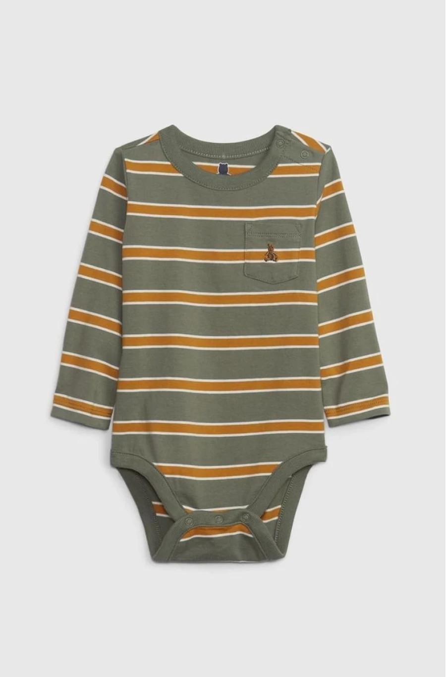 GAP Boys' 100% Organic Cotton Striped Mix & Match Bodysuit