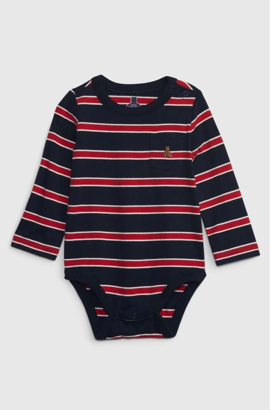 GAP Boys' 100% Organic Cotton Striped Mix & Match Bodysuit