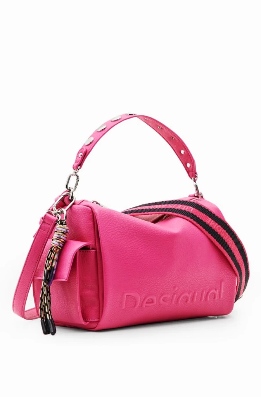 DESIGUAL Women's Midsize Half-Logo Crossbody Bag - Stylish & Functional Handbag for Everyday Use