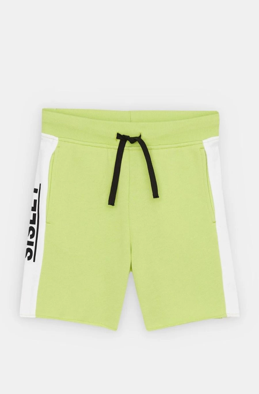 "SISLEY Boys' Cotton Shorts with Embroidered Logo Band – Comfortable & Stylish"
