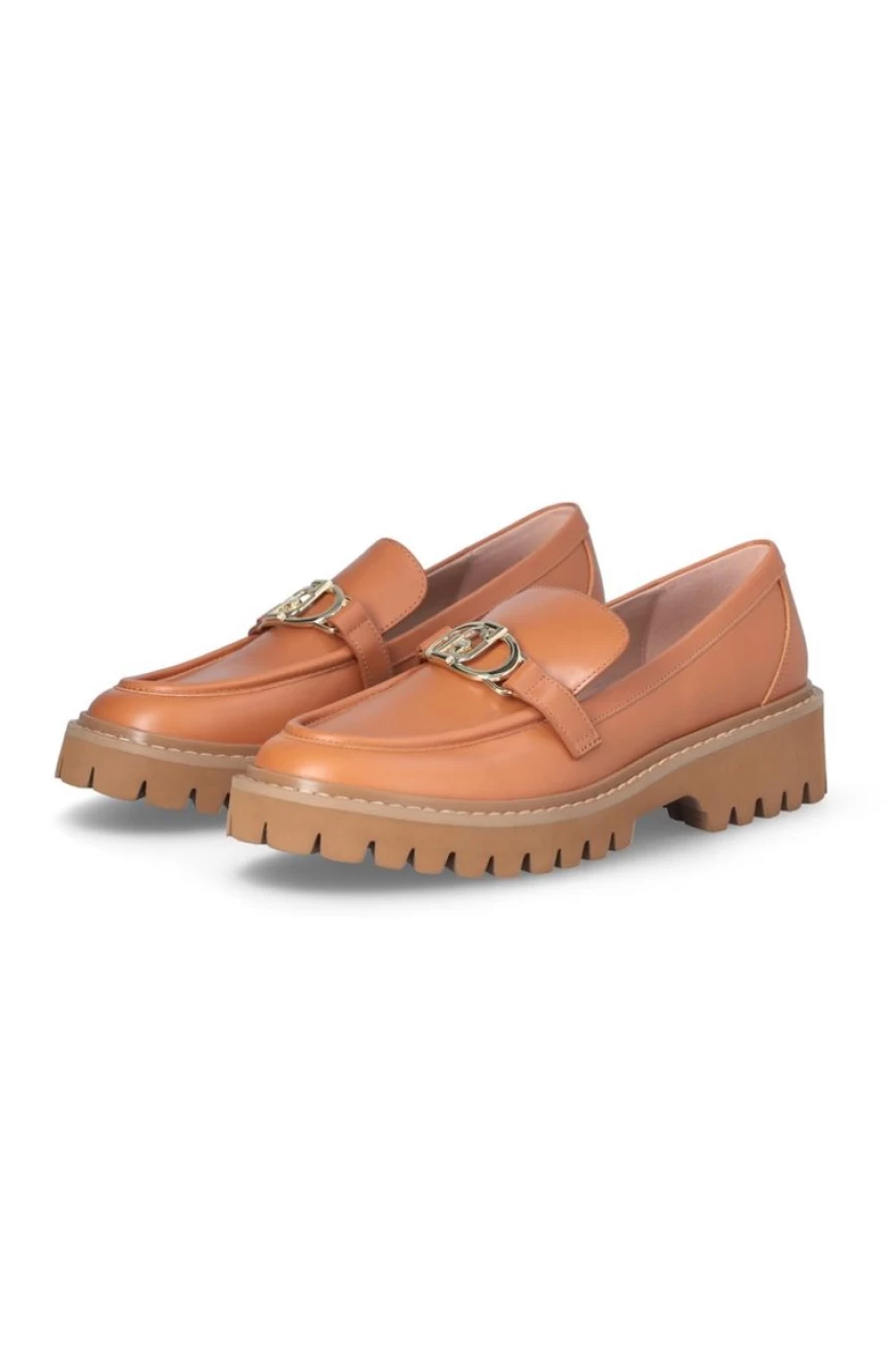 LIU JO Women's Brown Calf Leather Moccasins – Soft & Stylish Slip-On Shoes
