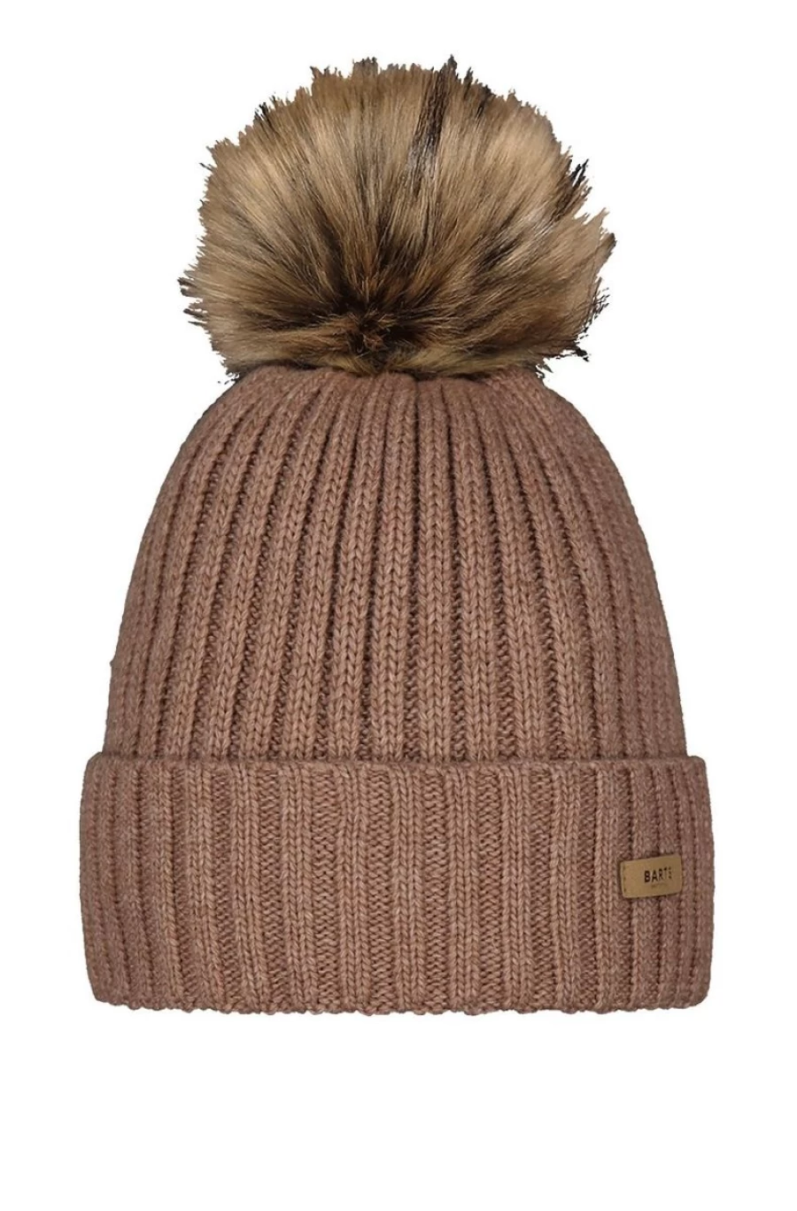 BARTS Women's Augusti Knitted Pom-Pom Beanie Hat Winter Warm Cable Knit