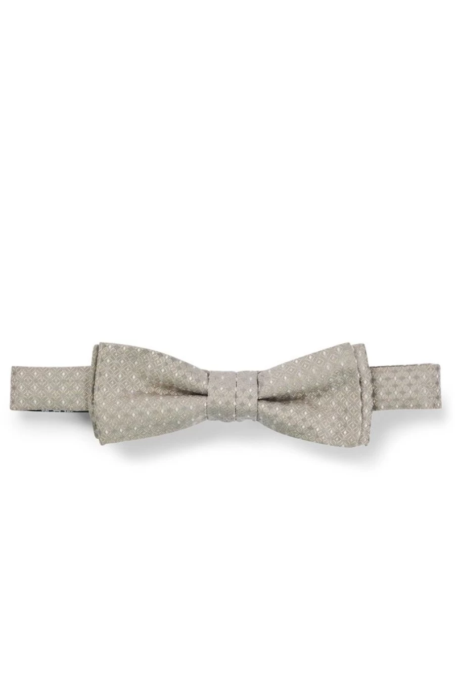 HUGO BOSS Men's Italian Silk Jacquard Bow Tie with Patterned Design