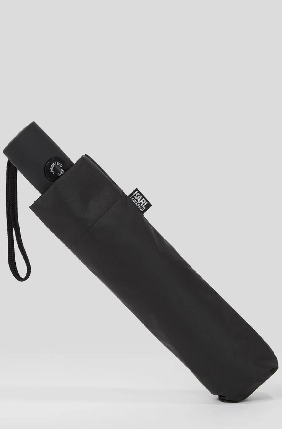 KARL LAGERFELD Women's IKONIK Umbrella - Fashionable & Waterproof Compact Travel Umbrella