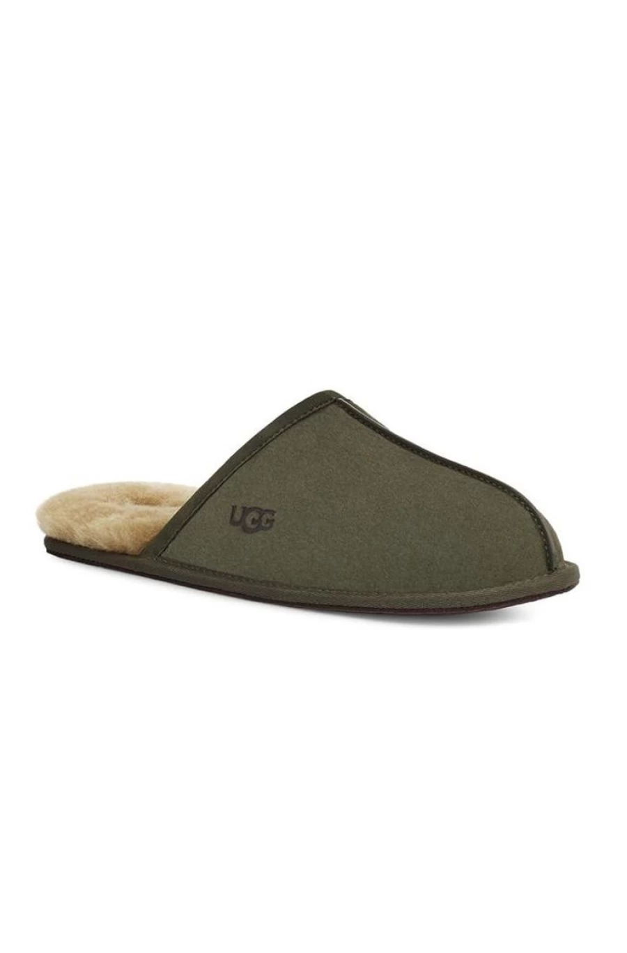 UGG Men's Navy Blue Scuff Slippers - Comfortable House Shoes