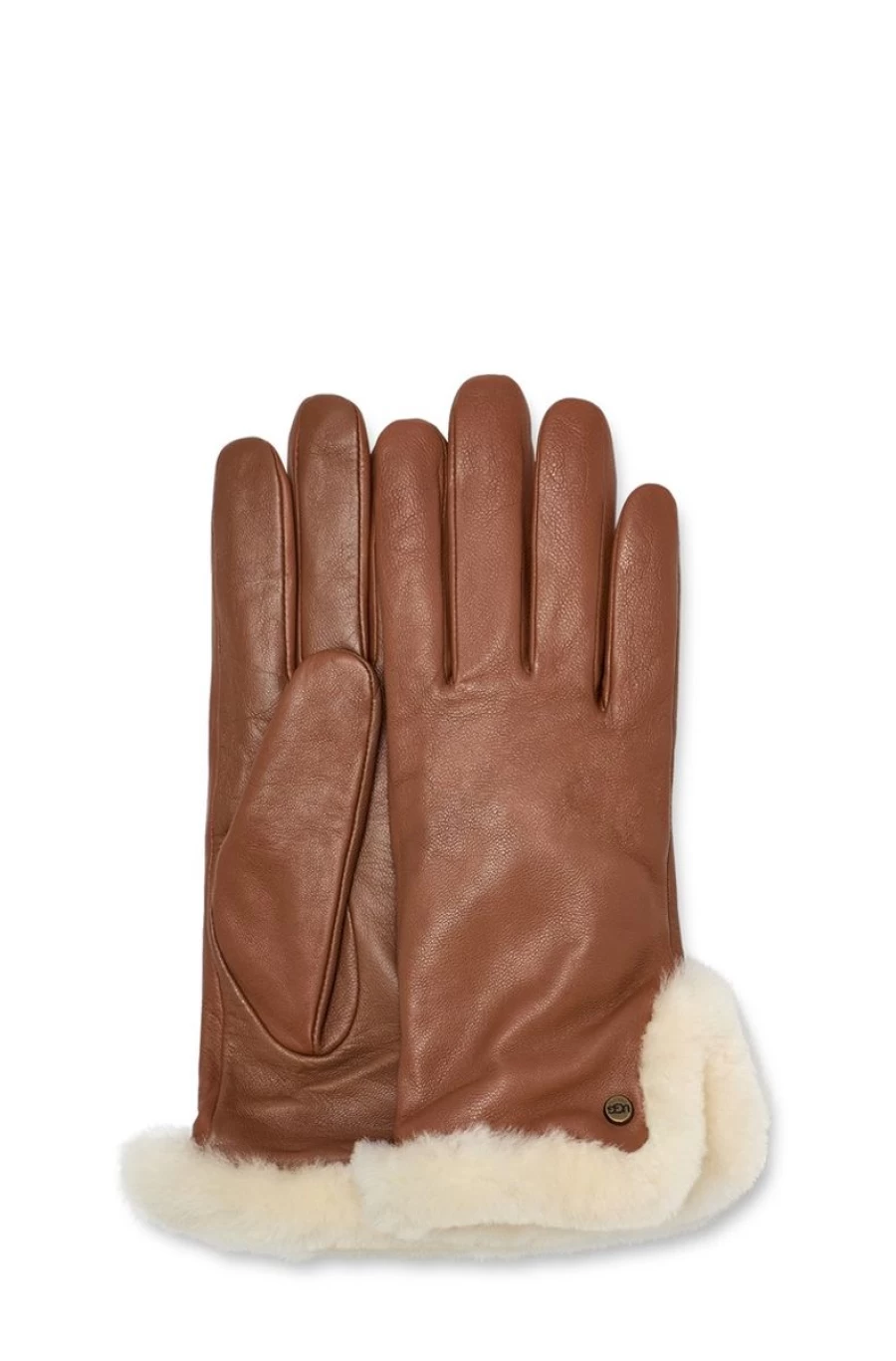 "UGG Women's Genuine Sheepskin Leather Vent Gloves for Comfort & Style"