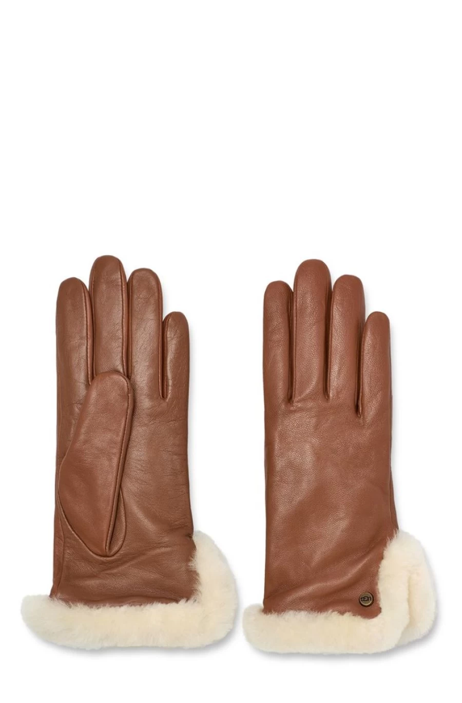 "UGG Women's Genuine Sheepskin Leather Vent Gloves for Comfort & Style"