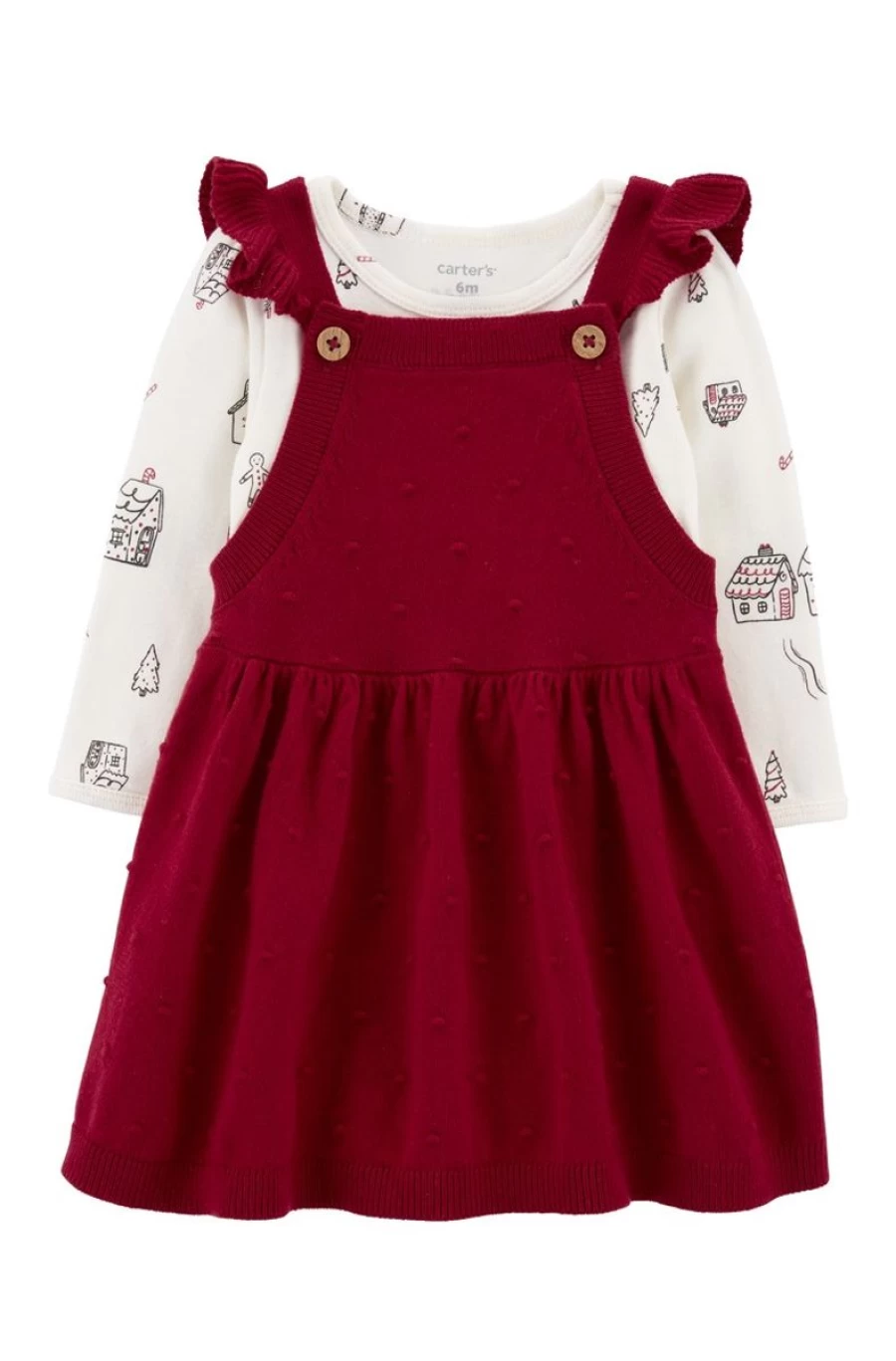 CARTER'S Baby Girl 2-Piece Outfit Set: Bodysuit & Dress for Infants
