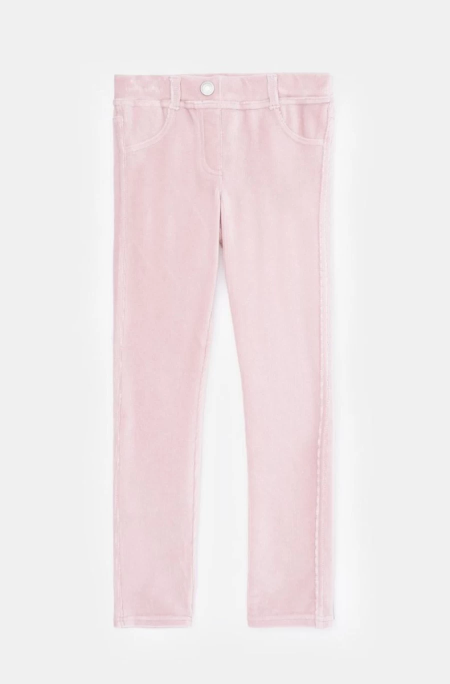 Benetton Girls' Super Skinny Stretch Chenille Trousers for Comfort & Style