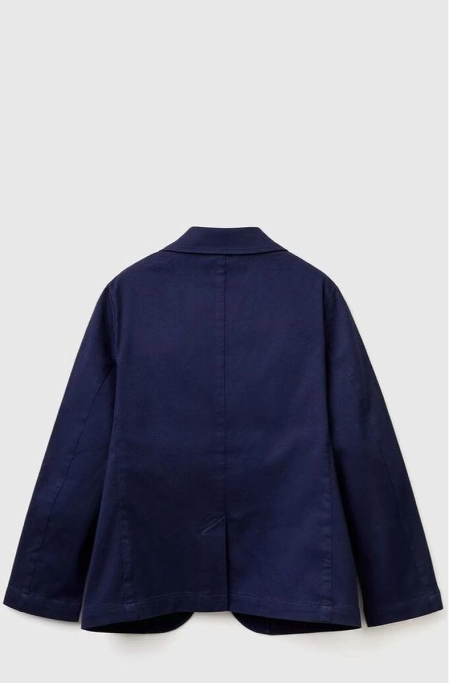 "BENETTON Boys Blue Stretch Cotton Blazer"