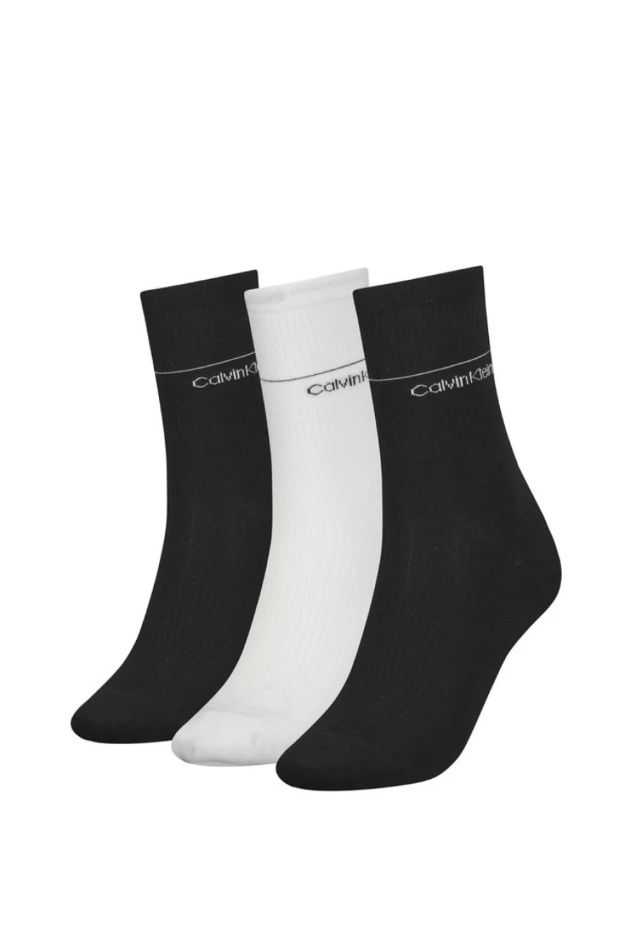 "CALVIN KLEIN Women's 3-Pack Cotton Blend Crew Socks"